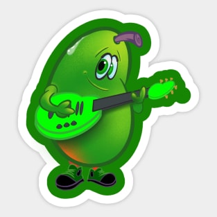 GreenSkinMango g’mangos Guitar Sticker